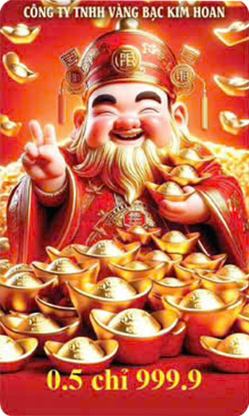 Vàng tài lộc 0,5 chỉ