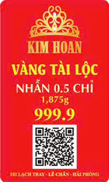 Vàng tài lộc 0,5 chỉ