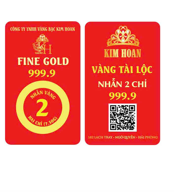 NHẪN TRÒN TRƠN VÀNG KIM HOAN