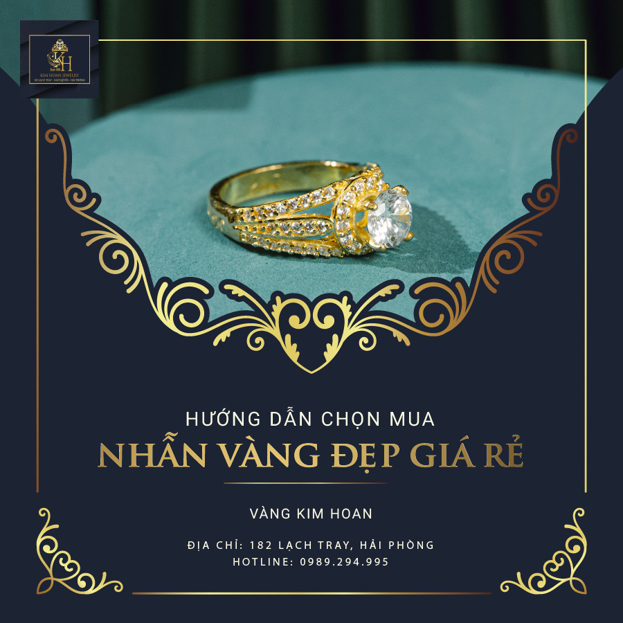 Bướng dẫn chọn mua nhẫn vàng đẹp giá rẻ